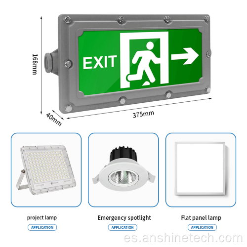 Señal de salida a prueba de explosiones de doble lado